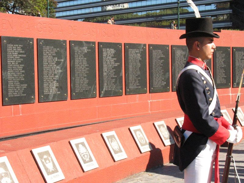 Monumento a los cados en Malvinas, Buenos Aires
