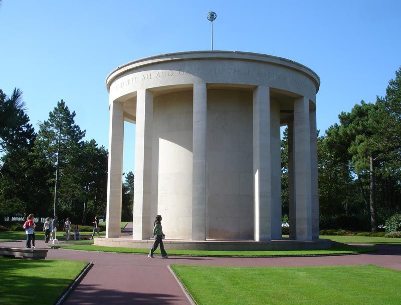 The American Cemetery and Memorial in Colleville-sur-Mer
