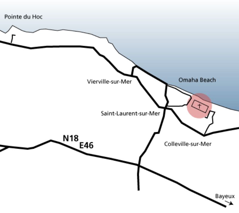 The American Cemetery and Memorial in Colleville-sur-Mer