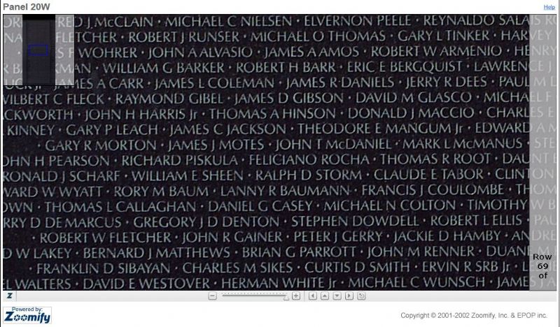 Notes on the Online Memorial Collection